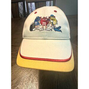 M&M's NASCAR Chase Authentics Hat Adjustable Kyle Busch 2014 Yellow & White embr